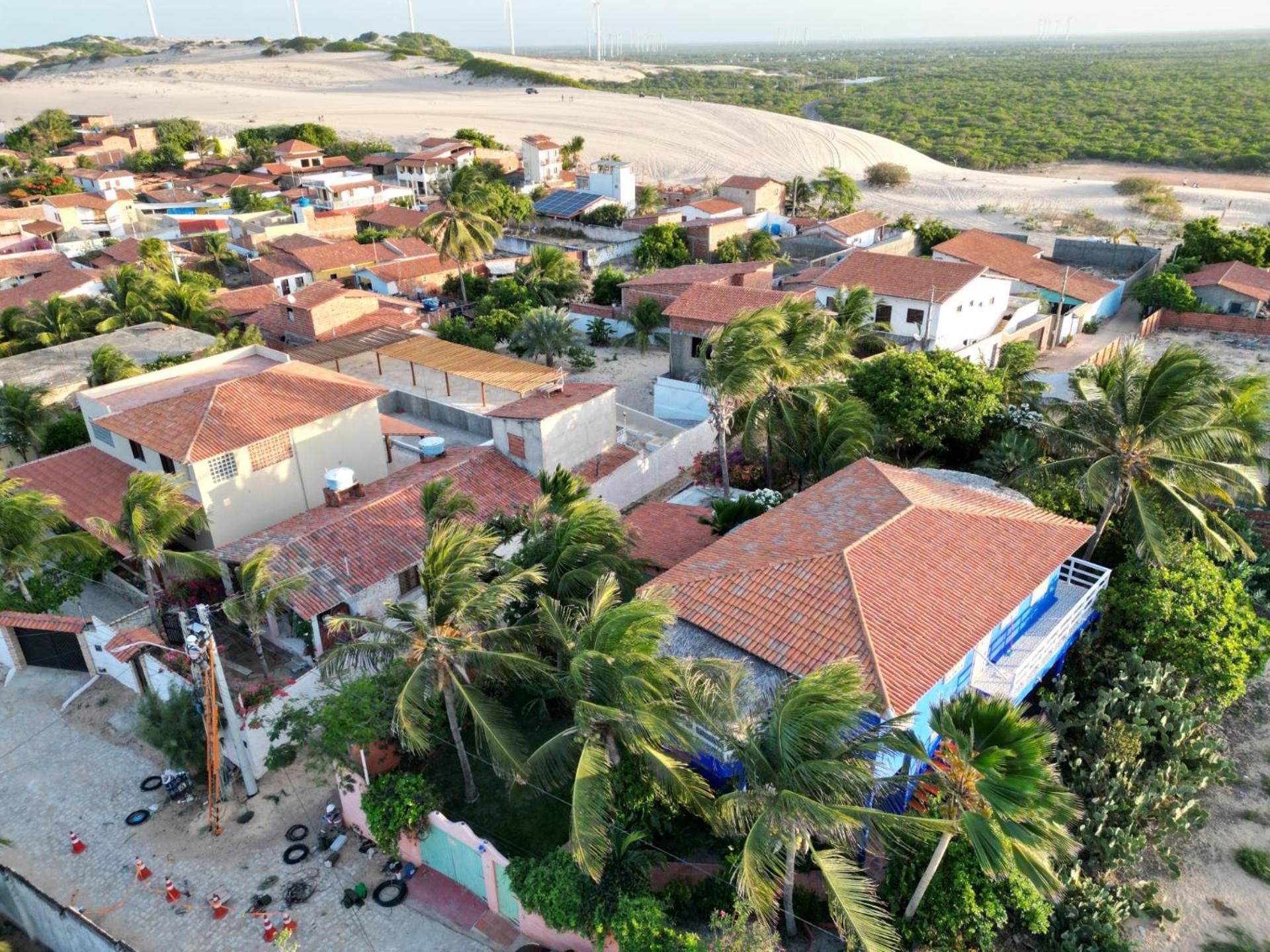 Charming Blue House With Kitchen Parking And Garden Villa Canoa Quebrada Exterior photo
